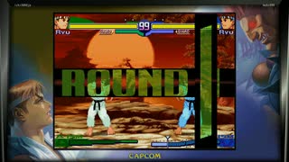 ストリートファイターZERO3　プレイ動画　隆VS隆(自分)