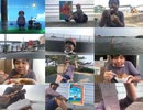 #七原くん 20200807「マイコン　日間賀島」米無全編(タコカレー,ブランコ,しらすかき氷,顔ハメ看板,海水浴,おみくじ,タコとフグの島,帰路時キャルに鍵つけっぱでツーリング尾行勢に貼り紙貼られ)