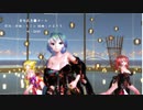 【MMD】【230511】妄想疾患ガール Tda式 重音テト 初音ミク 鏡音リン kimono Japan style【sdPBR440】