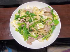 二人前塩焼きそば！