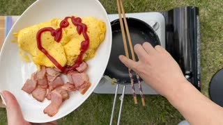 たまには外で美味いぉむれつでも食べよぅじゃないか！