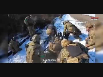 外国人傭兵が指揮するウクライナ部隊がアルチェモフスクバフムートから撤退する様子