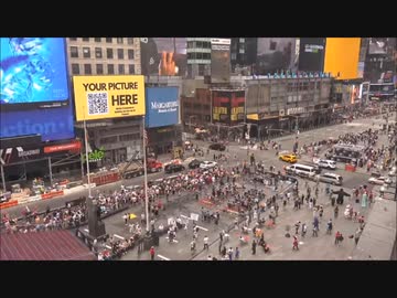 2023_5_13日東部時間１２時２０分頃に行われたニューヨークタイムズスクエアの演奏