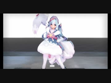 【MMD】雪ミクさんに「トゥインクル」を踊ってもらった♪