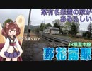 【JR根室本線】テレビとか井戸から出てくるアイツの家が近くにあるとの噂の野花南駅で降りてみた【東北きりたん】