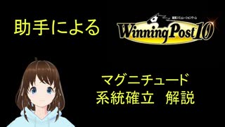 Winning post 10　マグニチュード　系統確立解説