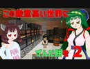 【Minecraft】この殺意高い世界にずんだ餅を　その２【VOICEROID実況】