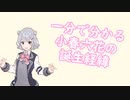 【小春六花誕生祭2023】一分で分かる小春六花の誕生経緯【結月ゆかり解説】