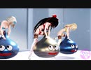 【東方MMD】霊夢・魔理沙・アリスで「スライムナイト」1080P