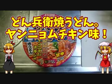 【ルーミアの飯＆玩具】どん兵衛焼うどんと、ファイヤーボール