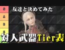 ブラッドボーン対人武器Tier表作ってみた【Bloodborne】
