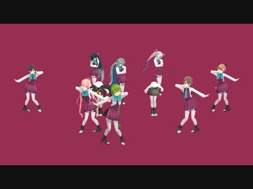 【MMD艦これ】ダーリン10人テスト【1444p】