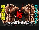 糖質制限 vs ローファット どちらがダイエットに効果的か？ | ボディビルチャンピオンが解説【ビーレジェンド プロテイン】