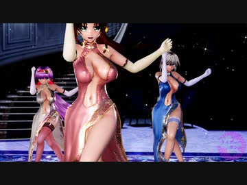 【東方MMD】美鈴・咲夜・パチュリーで「ライアーダンス」1080P
