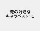 俺の好きなキャラベスト１０
