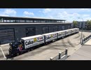 ETS2　長いトレーラー引っ張って配送 13
