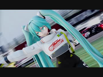 【MMD】Nostalogic／yuukiss × MORE MORE JUMP! & MEIKO × レーシングミク2022ver.