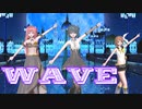 【めんぼう式まつり2023】みく達で「WAVE(niki)」【MMD】