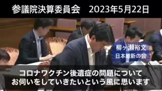 参議院決算委員会 柳ヶ瀬裕文議員