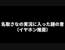 【ホラー/イヤホン推奨】心霊現象？名取さなの実況に入った謎の音【名取さな/《パラノマサイト FILE23 本所七不思議》切り抜き】