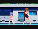 【MMD】のんのんびよりの越谷小鞠風(水着)【only my railgun】