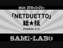 【本編】シャミラｏのサミラボ！｜第4回｜テーマ：「NETDUETTO」総★括［アシスタント：くっく］（2018/03/25）