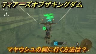 ゼルダの伝説ティアーズオブザキングダム　マヤウシユの祠に行く方法は？　祝福の光集め　＃２７６　【ティアキン】