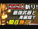 325人斬り！【Mount & Blade 2】バニラ最強武器と美麗Mod鎧で騎兵無双【マウントアンドブレード2】