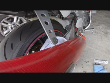 サイレンサーバンド交換(CBR400RR)キタコ