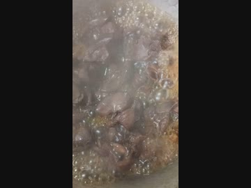 鶏レバー煮詰めた