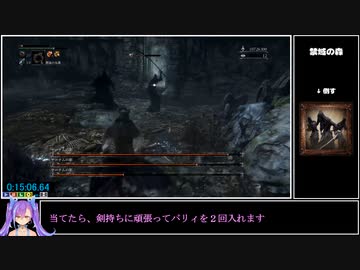 【Bloodborne】カンスト夢縛り(自傷除く)ノーダメージバグショトカ無しRTA 33分10秒60【VOICEVOX実況】