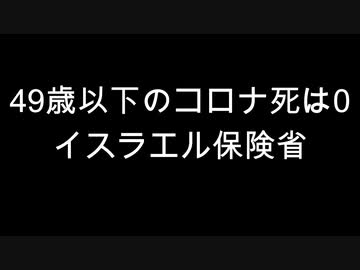 49歳以下のコロナ死は0　イスラエル保険省