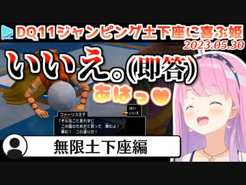 【DQ11】選択肢で王子に何度も土下座させドSな部分が垣間見えるルーナ姫+ぺこノエの比較