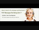 POF Messages Not Being Sent ? Dial 1-855-276-3666