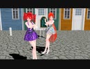 【MMD】恋愛カフェテリア【重音テト　波音リツ】