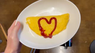 卵がとても美味しく感じたおむれつ