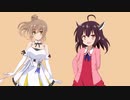 インタビューに答える東北きりたんと通訳するさとうささら【VOICEPEAK劇場】
