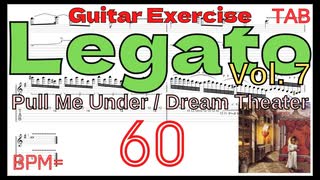 Pull Me Under / Dream Theater TAB BPM40【Guitar Legato Vol.7】