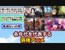 ツイ民「これが各年代を代表する覇権アニメです！！　去年はぼざろ、今年は推しの子（暫定）」　3万いいね【アニメスレ】【ゆっくり】【2ch】【ずんだもん】