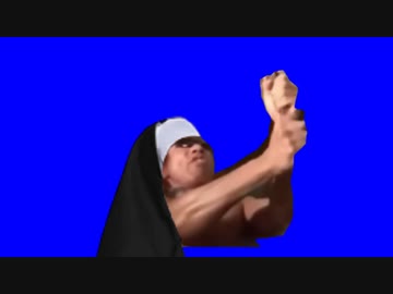 神に祈りをささげるシスター拓也BB