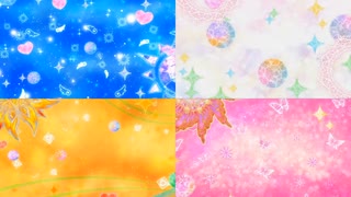 ひろがるスカイ！プリキュア 4人変身シーン