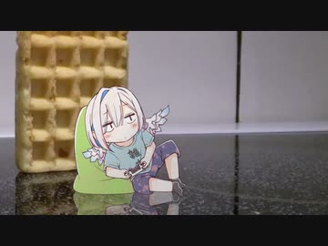 【手描き】Waffle falling over【天音かなた/宝鐘マリン/ホロライブ】
