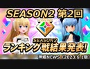遂に決着！シーズン2第2回ランキング戦結果発表！のお知らせ 神姫NEWS　2023.6.1版（アップデート情報）武装神姫バトルコンダクター