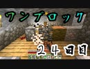 【２４日目】ワンブロックでハードコアな世界を生き残る