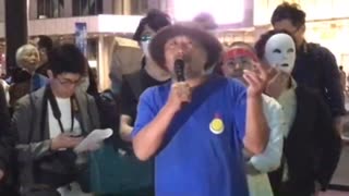 8964 天安門事件34周年記念 キャンドルナイト【南モンゴルクリルタイ ジャルガル氏】2023/6/4 新宿駅南口