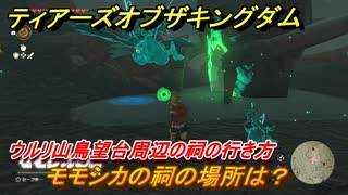 ゼルダの伝説ティアーズオブザキングダム　祠の場所　モモシカの祠の場所は？　ウルリ山鳥望台周辺の祠の行き方　＃５７０　【ティアキン】