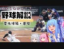 0からわかる!?野球解説 変化球編①はじめに【VOICEROID解説】