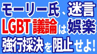 モーリー・ロバートソン氏　LGBT法案の議論は娯楽?!との迷言炸裂！　