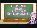 【VOICEROID解説】ヒーロー列伝 メリーナイス