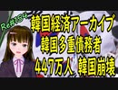 韓国経済 アーカイブ 　増える多重債務者 447万人 赤字をカードローンで生活　＃154　ニコニコ版